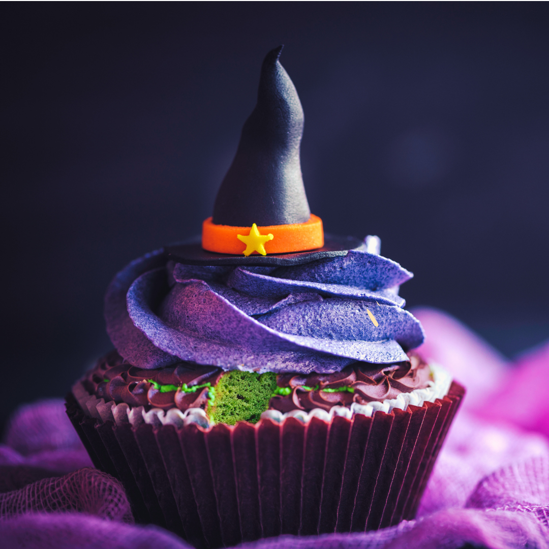 Witch Hat Chocolate Cupcakes
